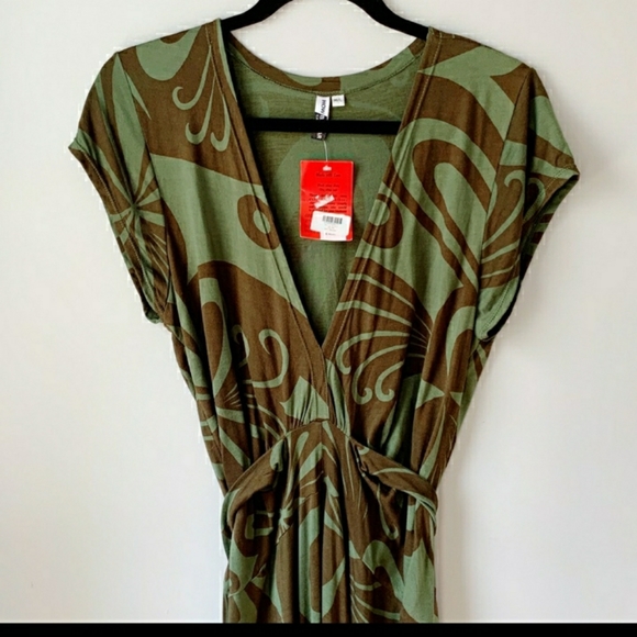 Green print dress - Picture 1 of 2